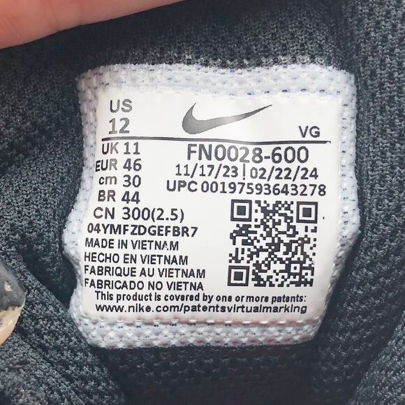 Nike Men's Alpha Menace 4 Shark Football Cleats Size 12 Red White NWOB - Picture 11 of 11